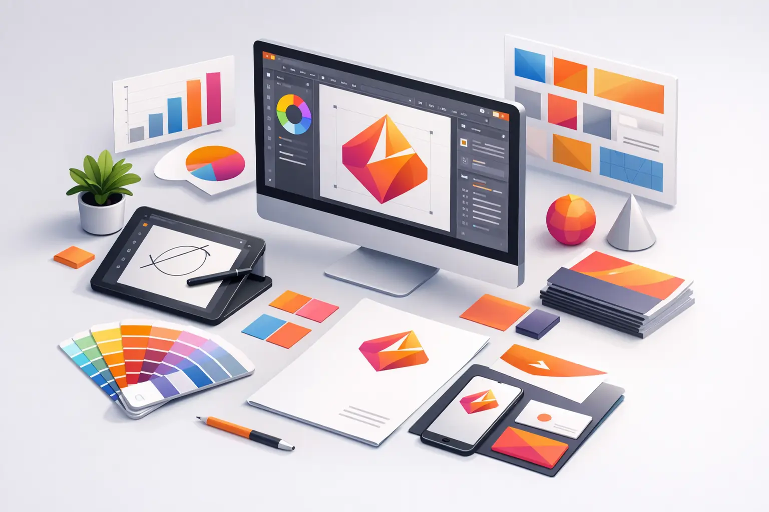 Grafikdesign für Unternehmensauftritt richtig planen