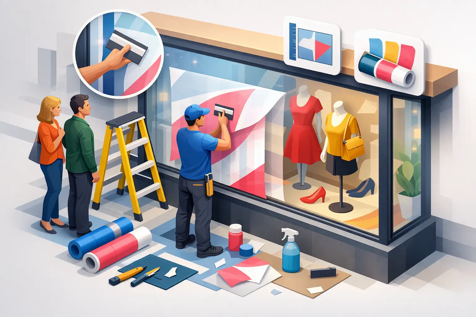 9 Tipps zur Schaufensterbeklebung im Einzelhandel