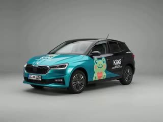 KiiKi – Škoda Fabia, foliert von Plotec Werbung