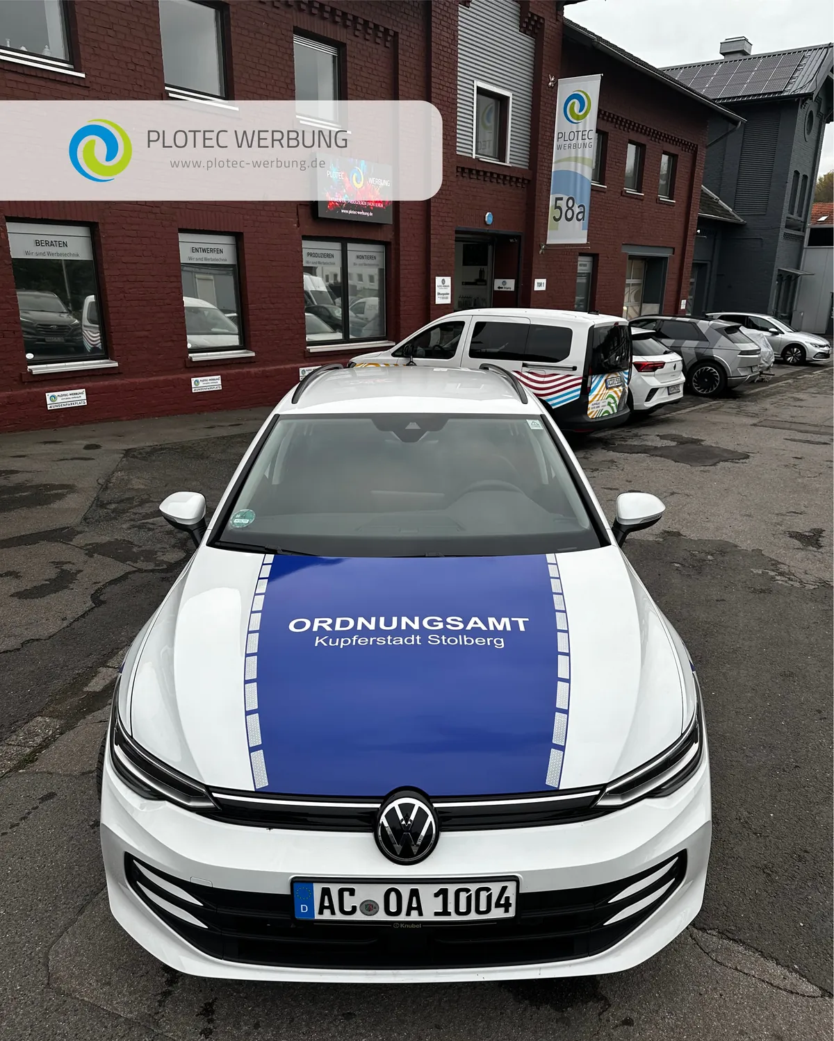 Fahrzeugbeschriftung für das Ordnungsamt der Kupferstadt Stolberg
