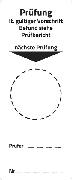 Plakettenträger, 40 × 100 mm (für Ø 30 mm), Weiß