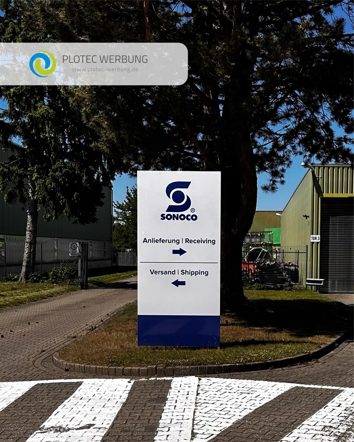 Werbetechnik für Sonoco