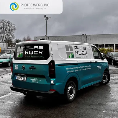 Fahrzeugbeschriftung VW T7 für Glas Kuck